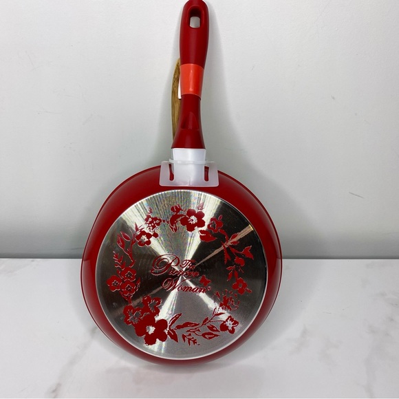 Nonstick Red Frying Pan & Spoonula Set - Picture 7 of 10